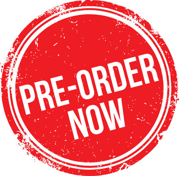 Pre-order now vintage stamp