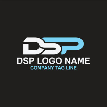  dsp new logo design vector, creative and text dsp logo, business dsp logo, modern digital dsp logo, typhographi dsp logo design unique dsp logo