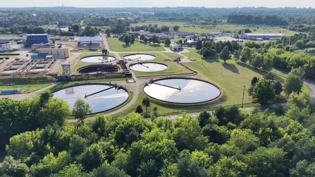Industrial water treatment complex for urban water management