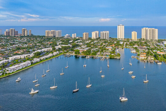 aerial view of Singer Island Florida