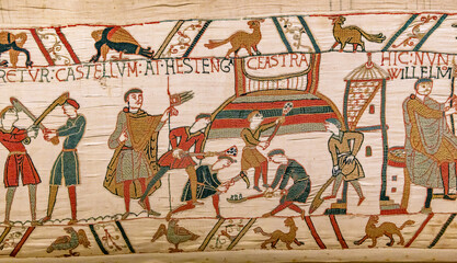  mural decors tapestry of the middle ages, france © photogolfer