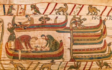  mural decors tapestry of the middle ages, france © photogolfer