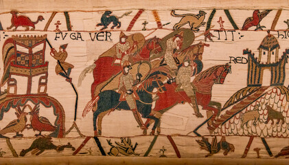  mural decors tapestry of the middle ages, france © photogolfer