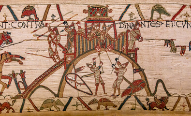  mural decors tapestry of the middle ages, france © photogolfer