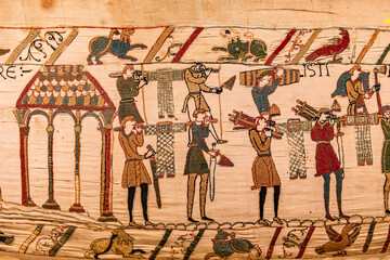  mural decors tapestry of the middle ages, france © photogolfer