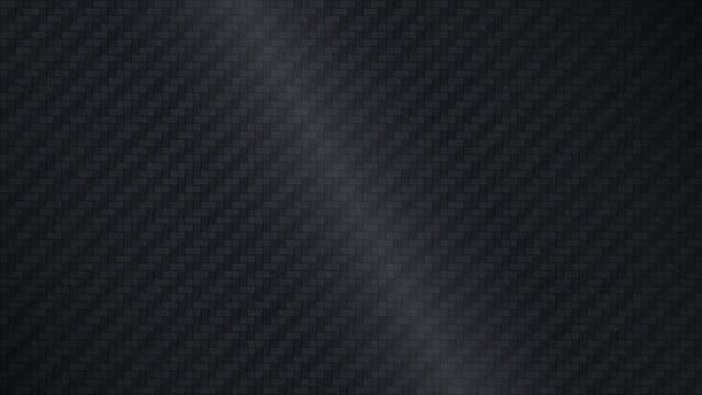 Abstract dark gray carbon fiber texture with diagonal weave pattern for industrial background.