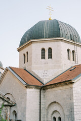 Saint Nicholas Church dome and architecture in Kotor © VolodymyrNadtochii