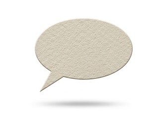 Obraz premium Speech bubble with dotted pattern design