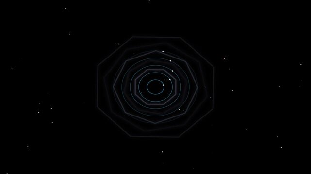 4K Cosmo 78 Gravitational Time Dilation Clock Field Particle Dynamics with Audio Loop