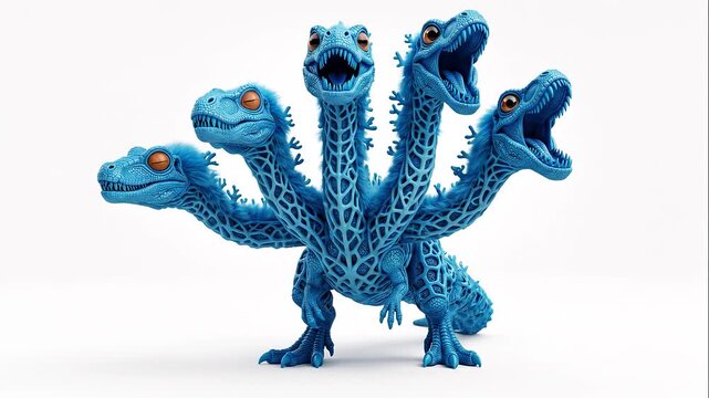 Prehistoric imaginary AI generated monster