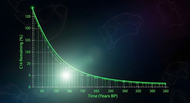 Glowing futuristic exponential growth curve chart with cosmic background for innovation and tech presentations