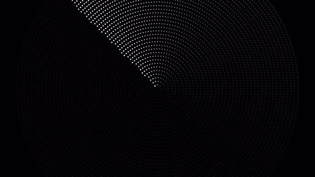 dot pattern animation Abstract  4k video alpha chanel illusion waves ideal for science optical illusion waves
