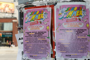 Obraz premium street posters in Toronto (Second Summer Festival, September 24–26, 2026)