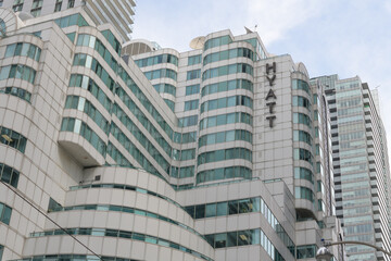 Obraz premium west facing elevation of Hyatt Regency, a hotel, located at 370 King St W, Toronto