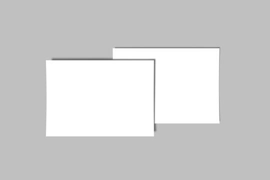 A5 Landscape Mockup Design Blank	