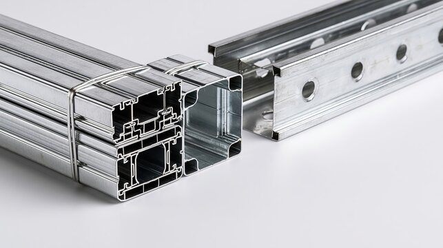 UD Perimeter CD Runner and CW Wall Stud Profile Stacked Lineup