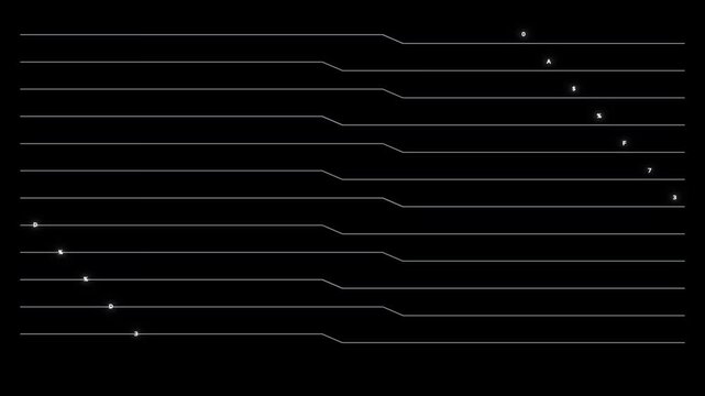 4K Matrix 88 Platinum Circuitry Plating Particle Dynamics with Audio Visualizer Background Loop
