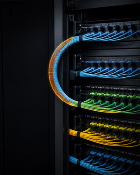 Fiber Cable Bend Arc Hologram for Network Installation, Bend Radius Compliance and Data Center Maintenance
