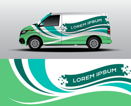 Modern Wellness Van Wrap Concept