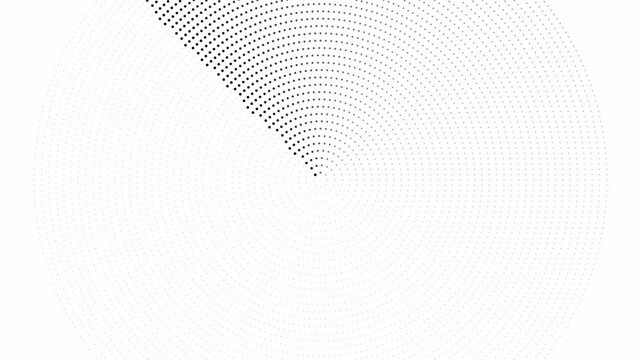 dot pattern animation Abstract  4k video alpha chanel illusion waves ideal for science optical illusion waves
