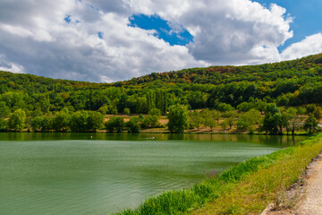 Obraz premium Dam of he Lac du Causse