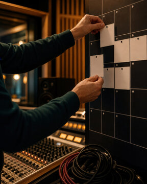 Recording Studio Booking Grid for Session Scheduling
