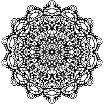 Black mandala