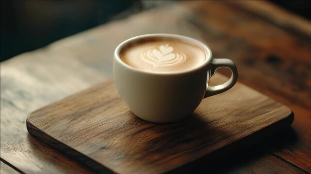 Espresso with Heart Design