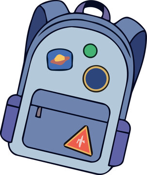 Futuristic travel backpack for adventures in 2027