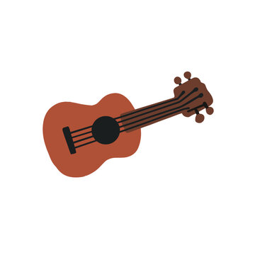 Creative and minimalist illustration of a cassette cavaquinho