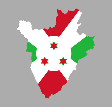 map of burundi 