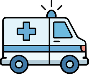 Ambulance Car Emergency Vehicle Line Icon © FOTO_LANA