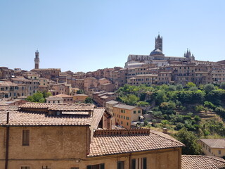 Obraz premium Siena Italy Historic Cityscape View