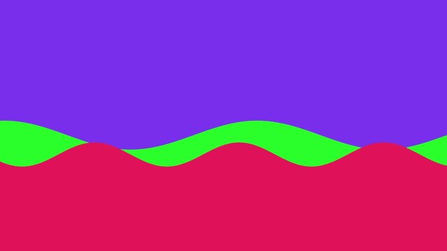 Abstract Colorful Liquid Waves Animation With Purple Pink and Green Motion Background