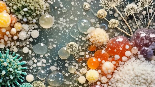 3D Visualization of Various Pathogenic Viruses and Bacteria