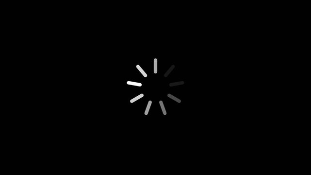 Loading animation green screen loading progress bar motion loading symbol buffering 4k
