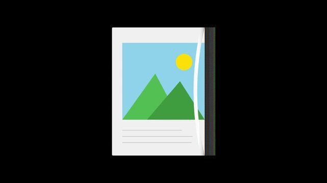 Digital display technology showing RGB subpixel grid transition over a graphic mountain illustration