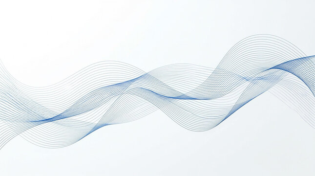 Abstract Lines Background &ndash; Modern Flowing Curves, Waves and Premium Digital Design