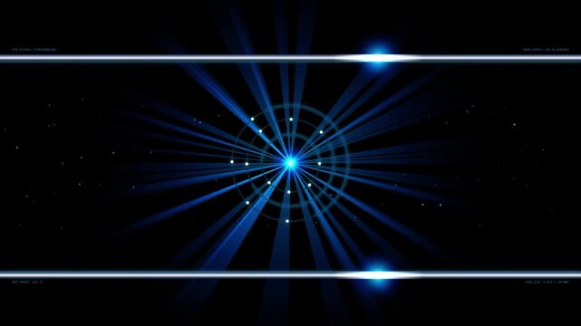 Abstract Quantum Gyroscope - Cyber Matrix Loop Seamless Loop