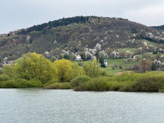 The accumulation lake of Sabljaci or artificial lake Sabljaci - Ogulin, Hrvatska (Umjetno jezero Sabljaci ili Akumulacijsko Jezero Sabljaci u blizini Ogulina, Hrvatska) © Mario