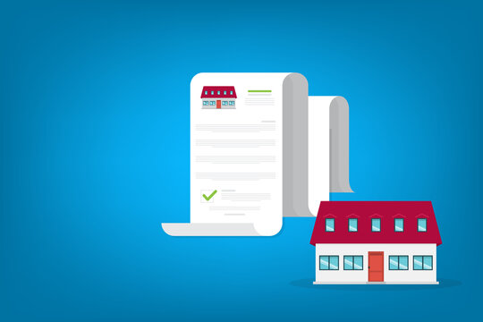 Residential Property Agreement with House and Document