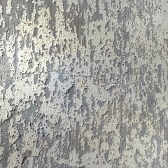 Fototapeta premium Vertical scratched wood texture with peeling grey and white paint, worn-out surface pattern