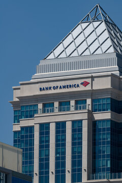 Bank of America Tower at Legacy Union building in uptown Charlotte, NC