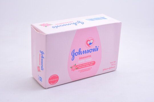 Johnsons blossoms baby soap box in Manila, Philippines