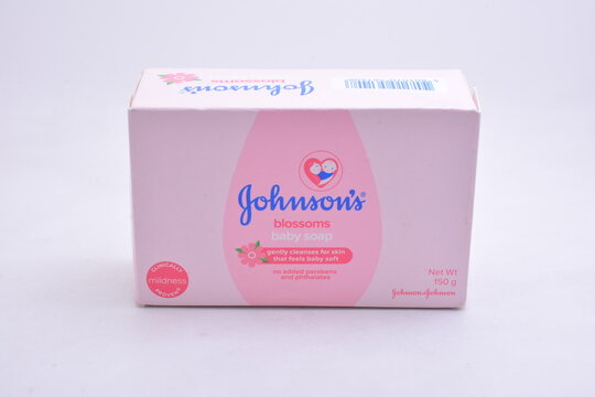 Johnsons blossoms baby soap box in Manila, Philippines