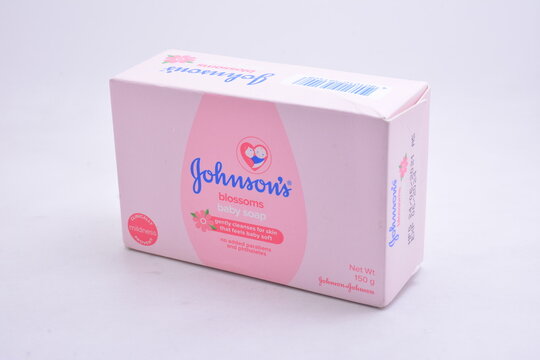 Johnsons blossoms baby soap box in Manila, Philippines