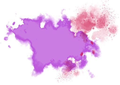 watercolor brush stain decoration