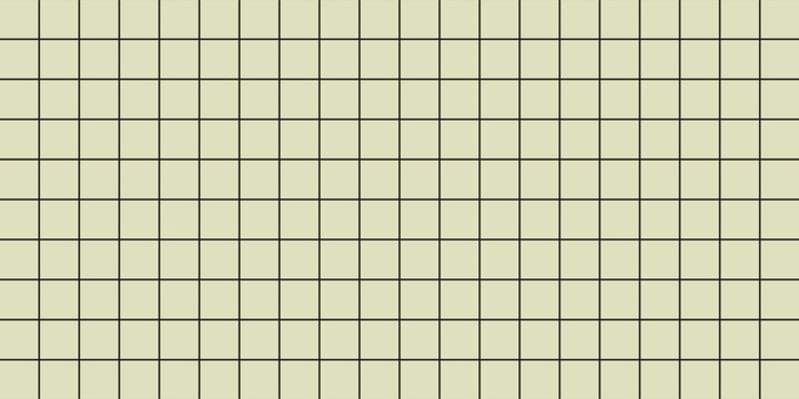 Seamless Pale Mint Green Grid Pattern Background With Thin Black Lines