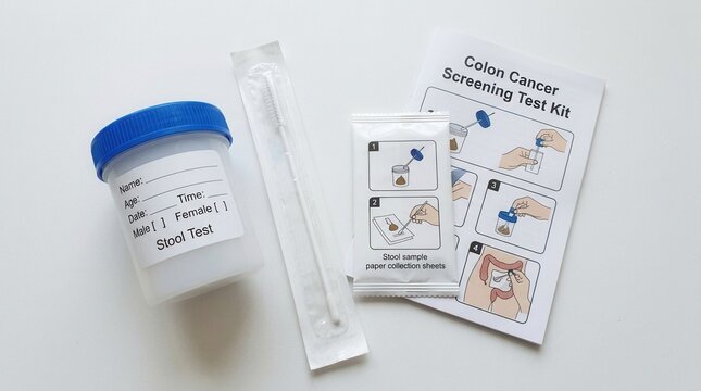 At Home Colon Cancer Screening Test Kit For Early Detection And Health