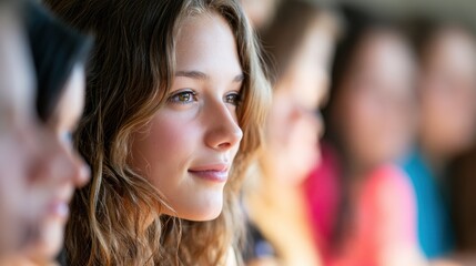 Obraz premium Youth emotional development encourages emotional maturity through supportive relationships, healthy coping strategies, confidence, and responsible life decisions. 